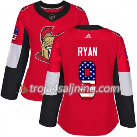 Ottawa Senators tröja Bobby Ryan 9 Röd USA Flag Fashion 2017-2018 Adidas Authentic - Dame NHL Tröjor Ottawa Senators tröja Bobby Ryan 9 Röd USA Flag Fashion 2017-2018 Adidas Authentic - Dame NHL Tröjor